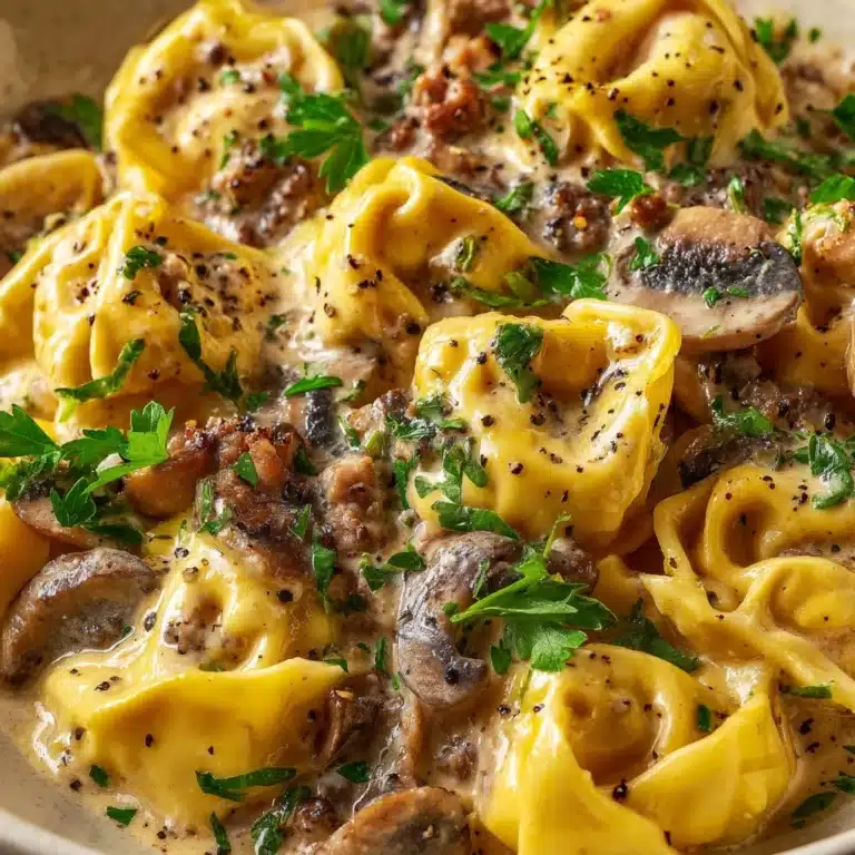 Philly Cheesesteak Tortellini Pasta Recipe