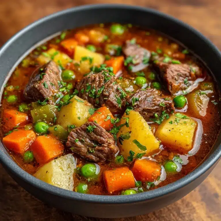Beef Vegetable Soup Recipe