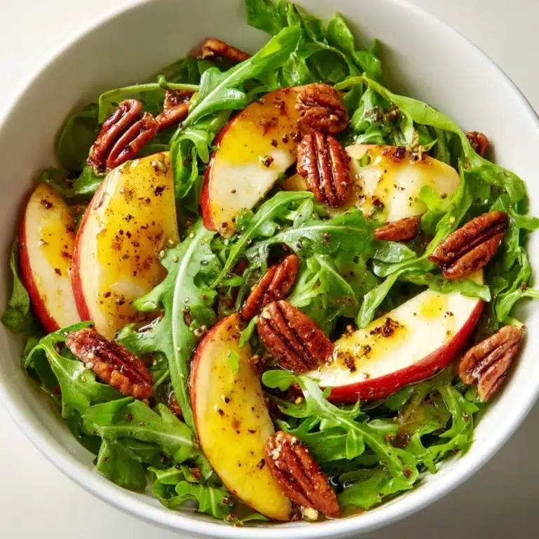 Apple Arugula Salad with Honey Balsamic Dressing Recipe