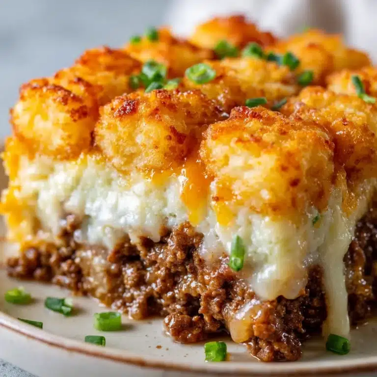 Shepherd’s Pie Tater Tot Casserole Recipe