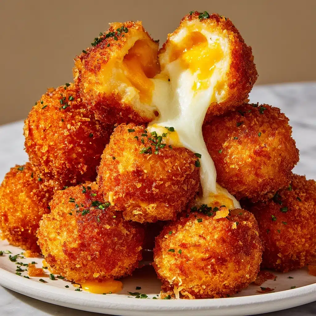 Crispy Homemade Fried Cheese Bites Recipe - Recipe Image