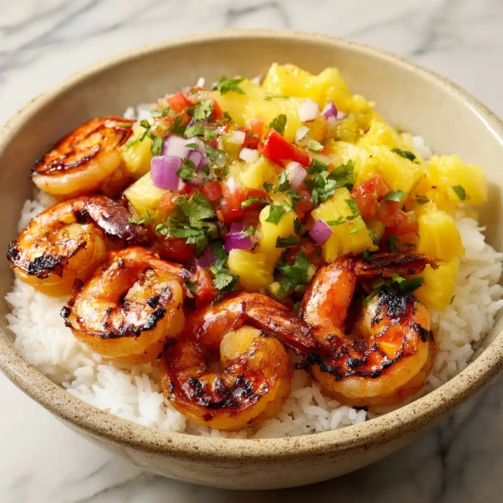 Shrimp & Rice Bowl with Pineapple Salsa Recipe - Recipe Image