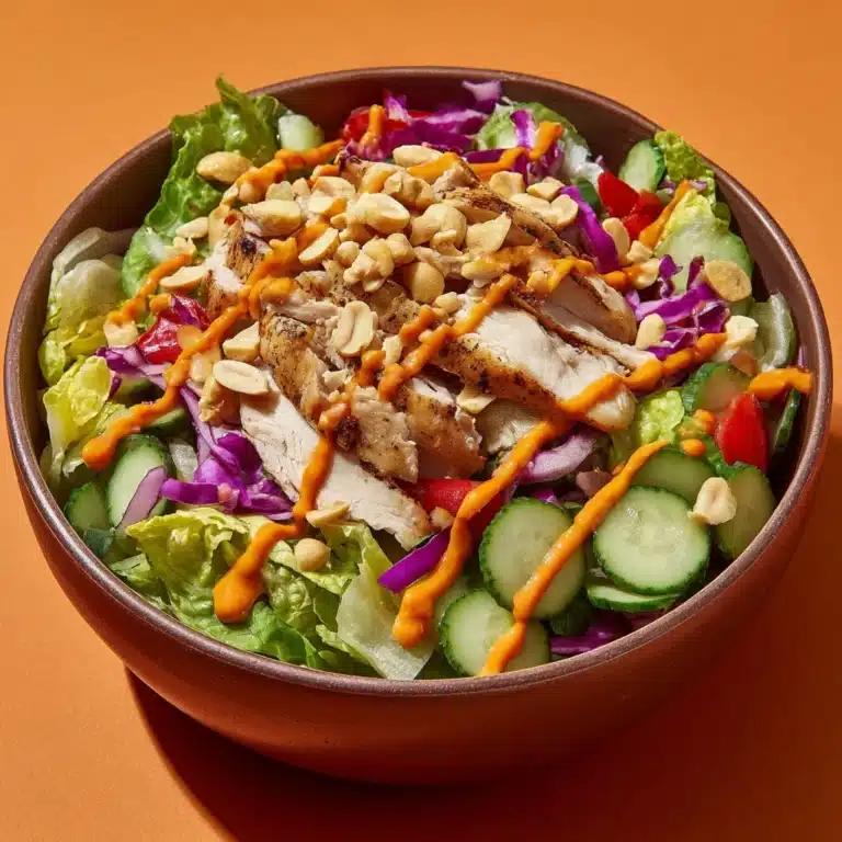 Asian Peanut Chicken Salad Recipe