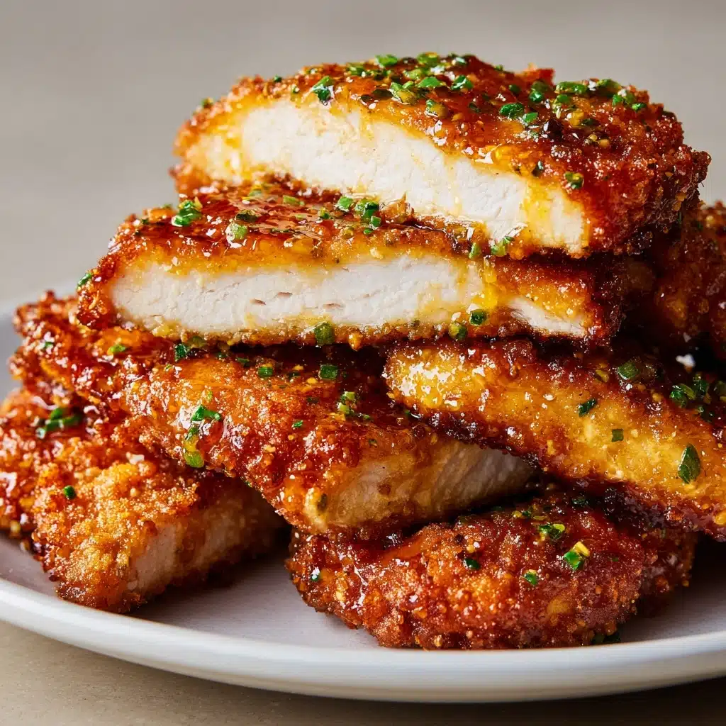 Baked Crunchy Hot Honey Chicken Recipe