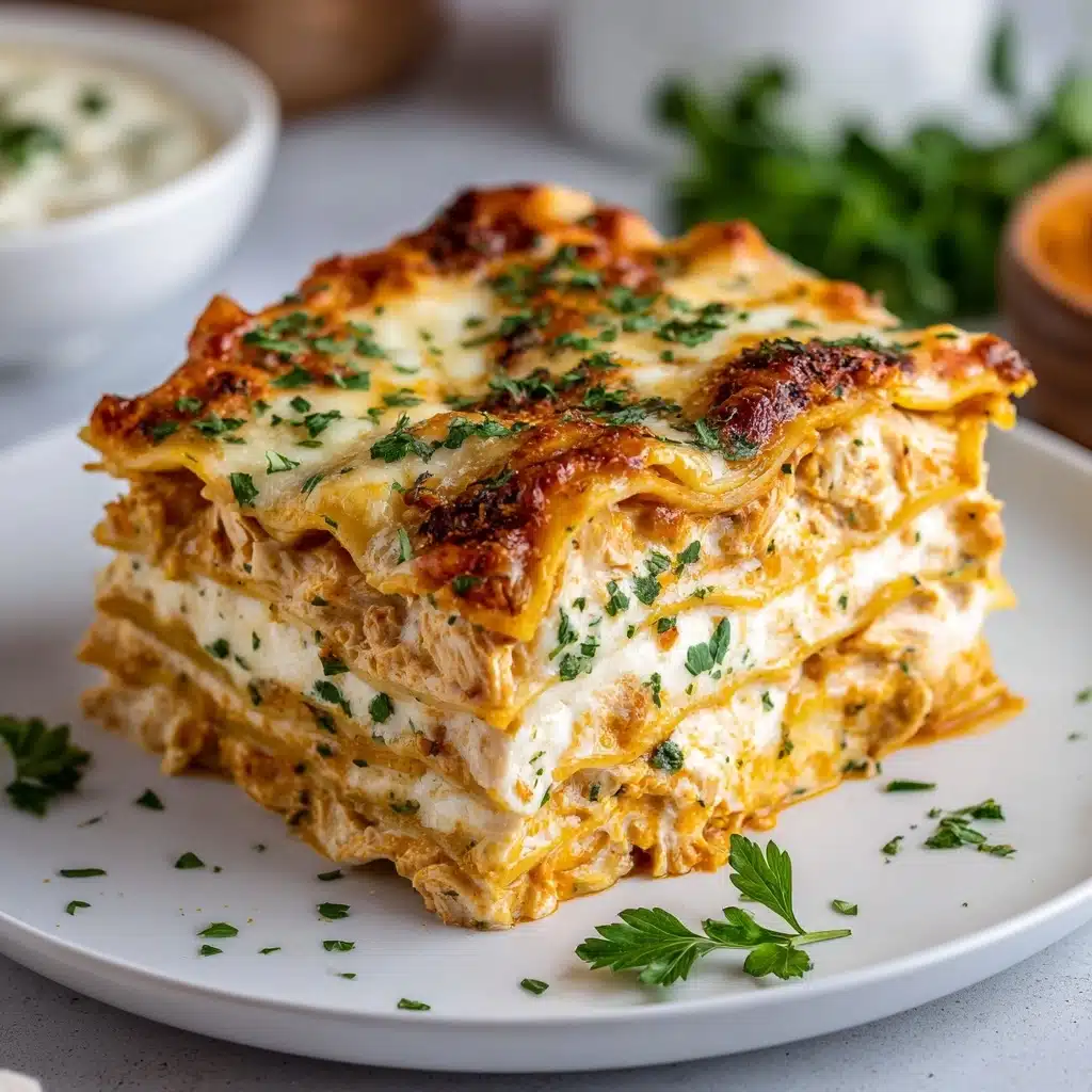 Buffalo Chicken Lasagna Recipe - Recipe Image