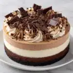 Tuxedo Cake – Triple Chocolate Mousse Cake Recipe