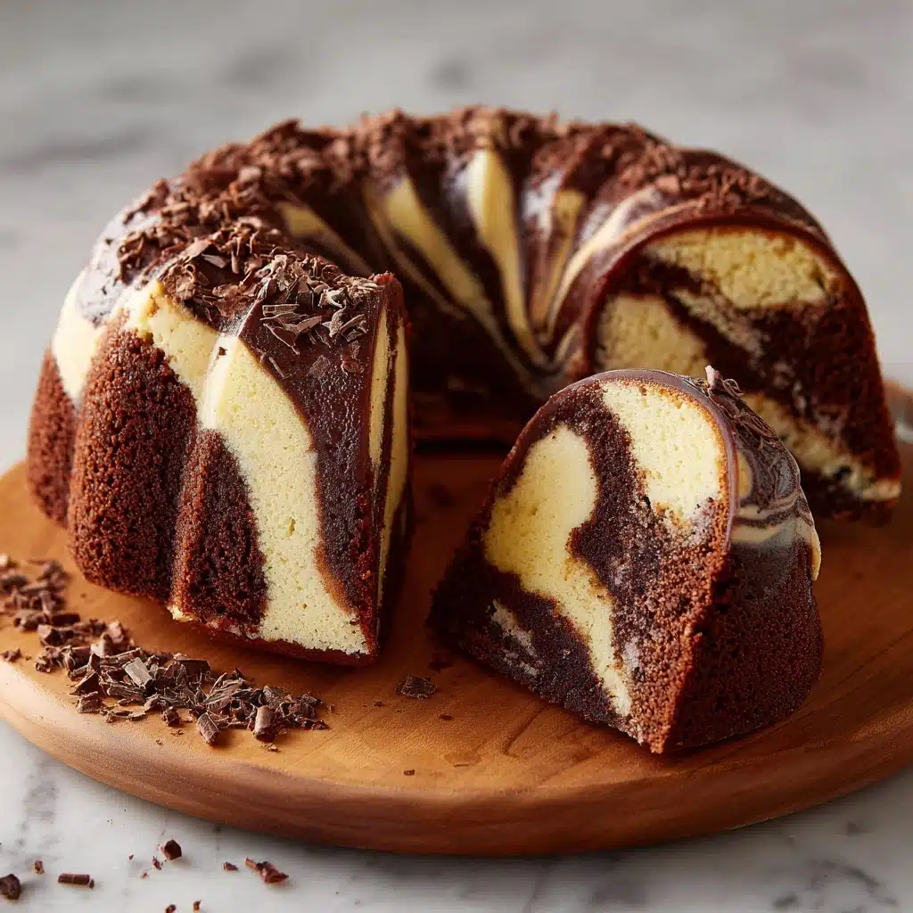 Double Chocolate Ricotta Marble Cake Recipe - Recipe Image