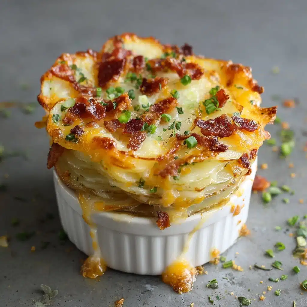 Personalized Cheesy Potato Casseroles Recipe - Recipe Image