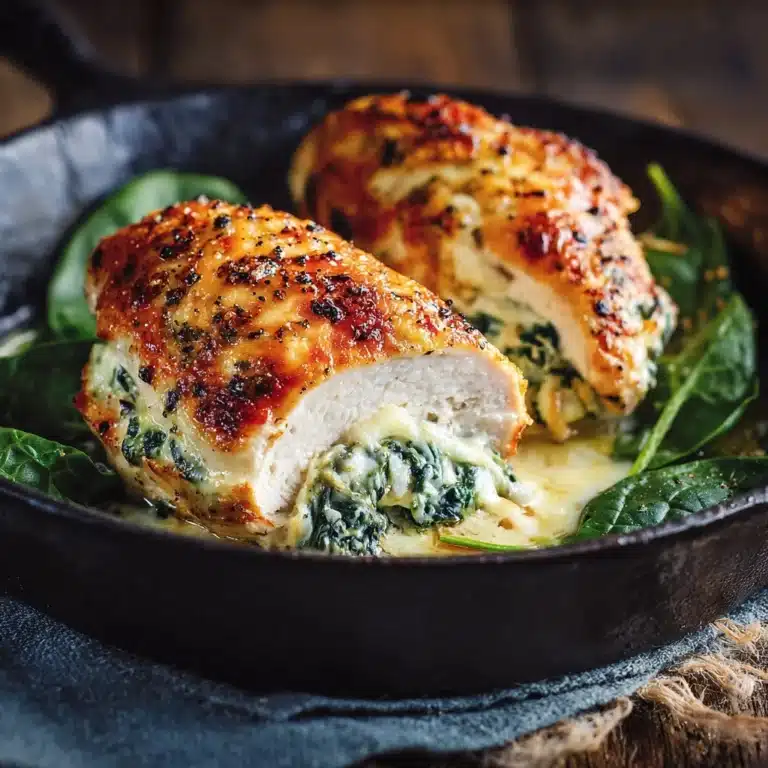 Spinach and Cheese Stuffed Chicken Breast Recipe