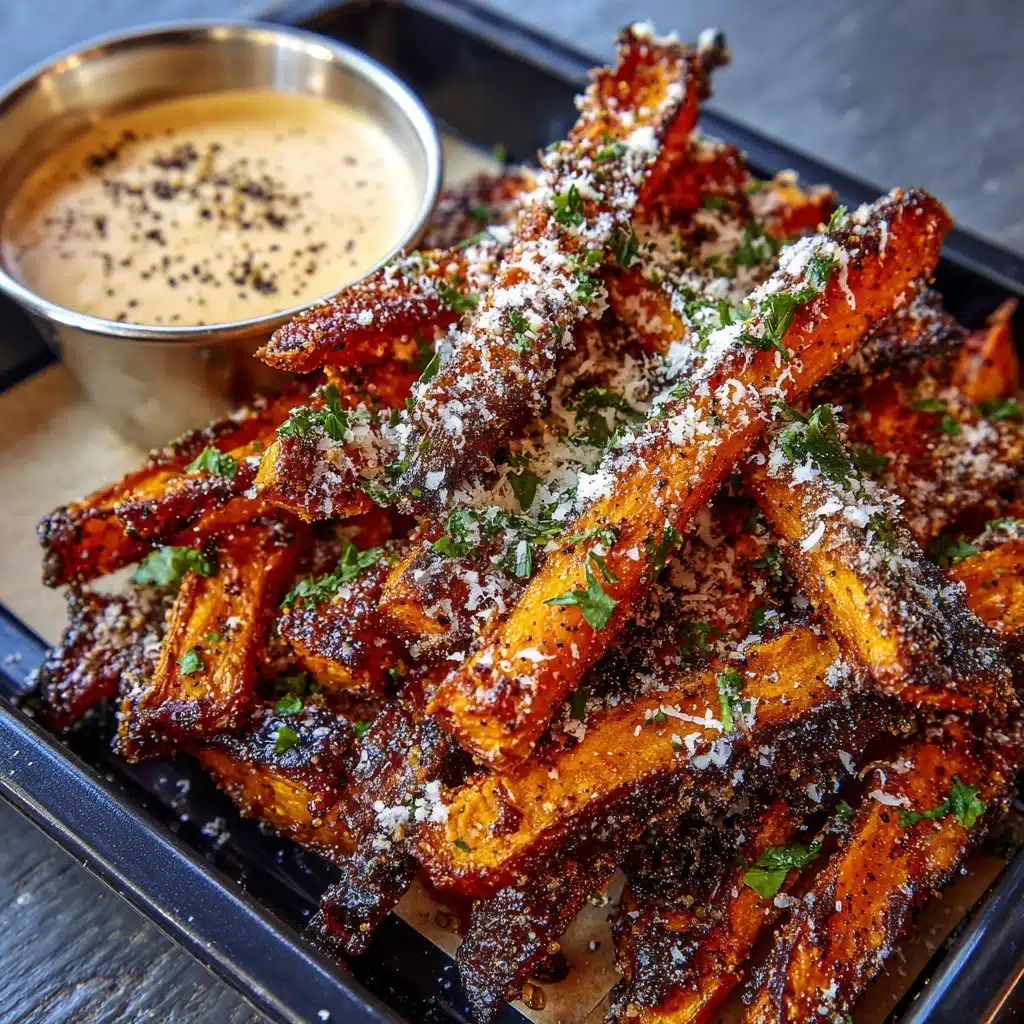 Parmesan Roasted Carrot Fries Recipe