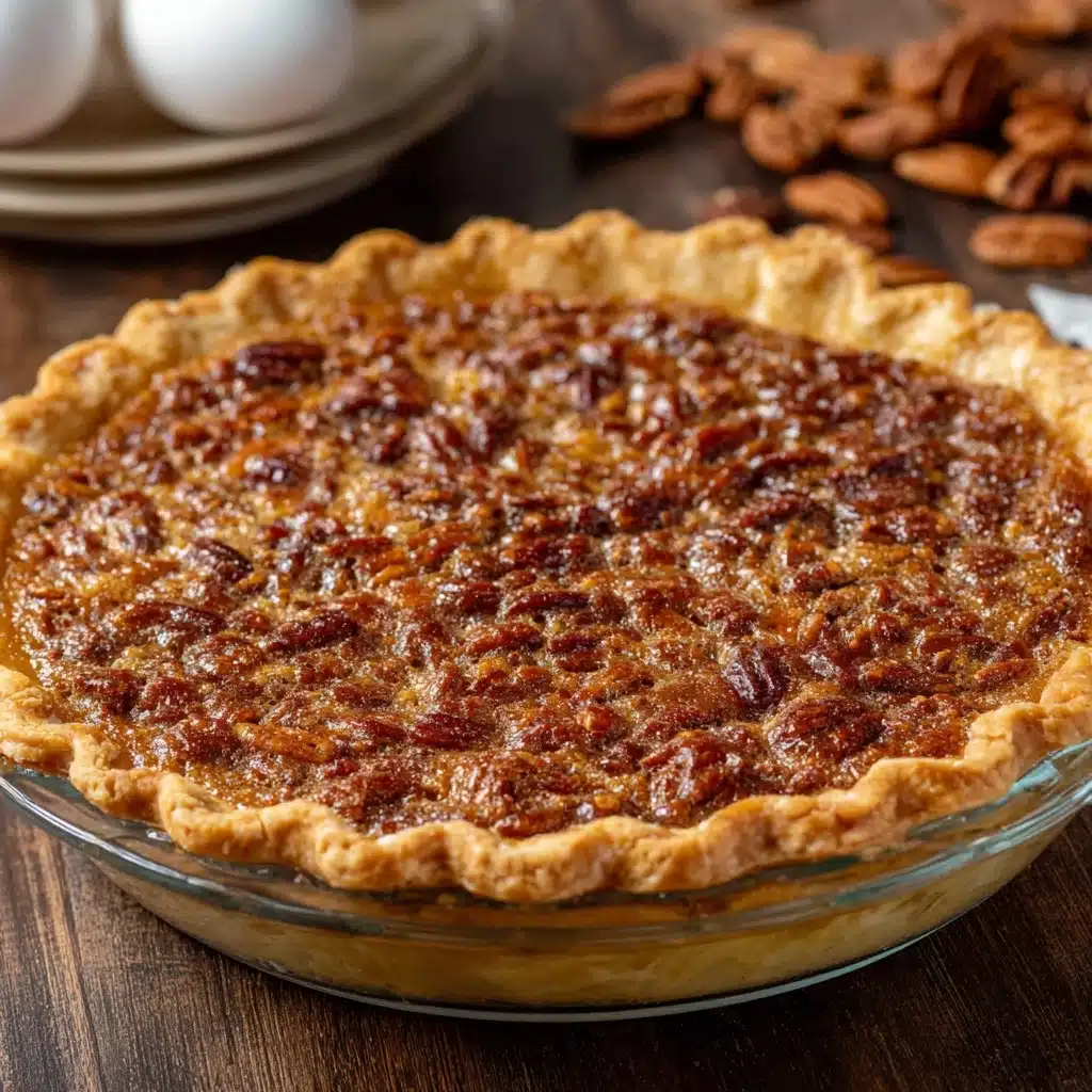 Chocolate Fudge Pecan Pie Recipe - Recipe Image