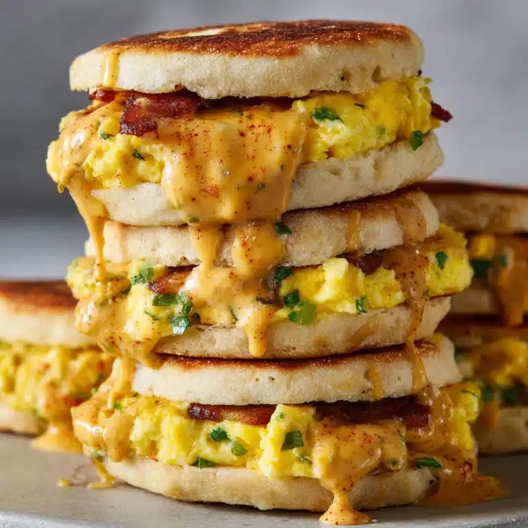 Spicy Chipotle Egg Breakfast Sandwiches Recipe