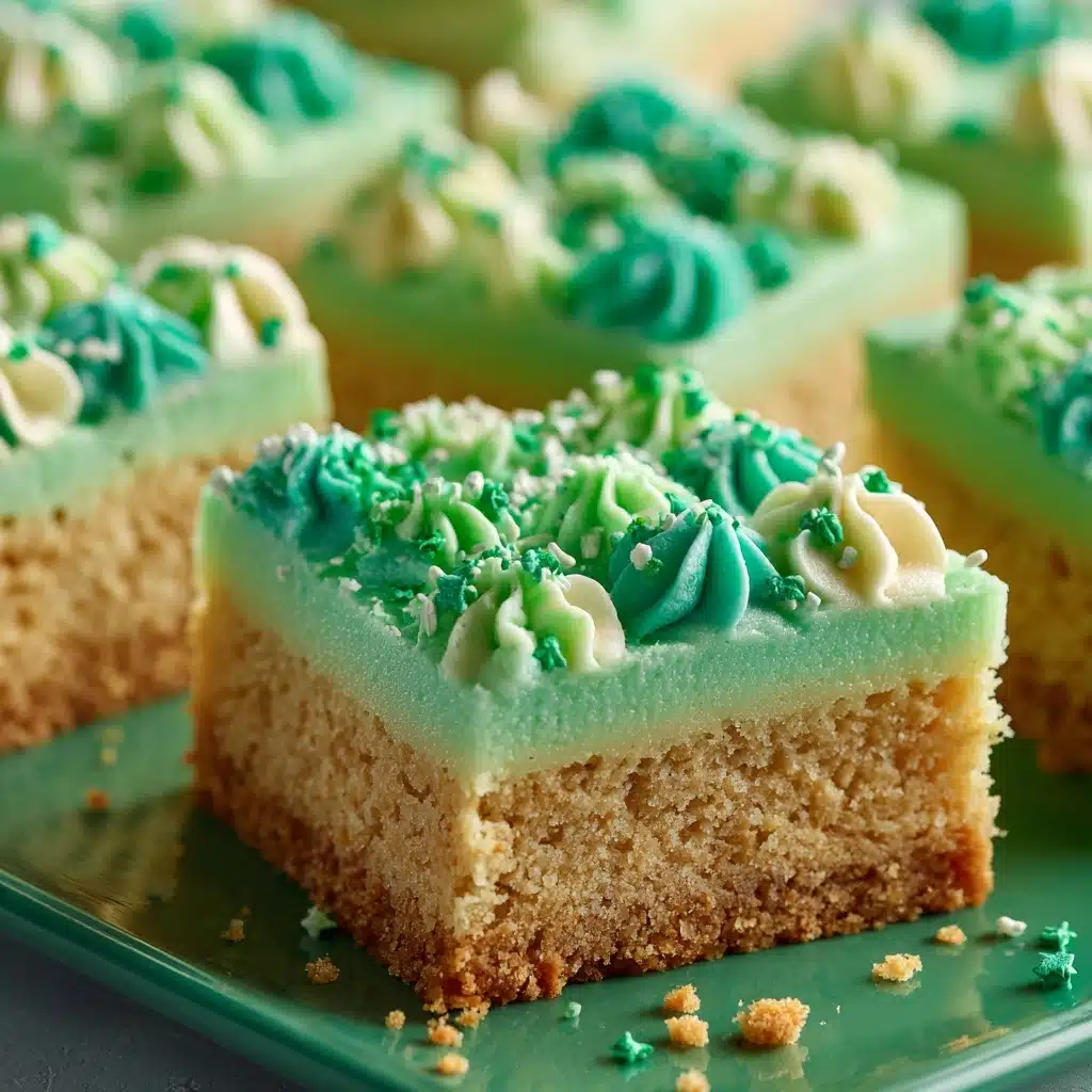 Green Sugar Cookie Bars Recipe