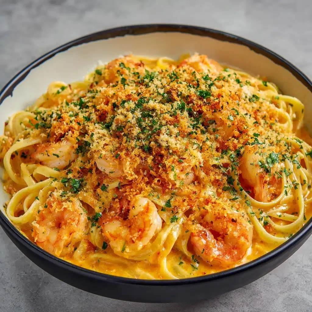 Mouthwatering Creamy Chilli Garlic Prawn Pasta Recipe