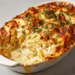 Baked Chicken Alfredo Rotini Casserole Recipe