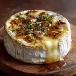Savory Baked Brie with Garlic and Herbs Recipe