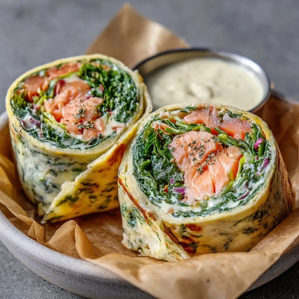 Blackened Salmon Caesar Wraps Recipe - Recipe Image