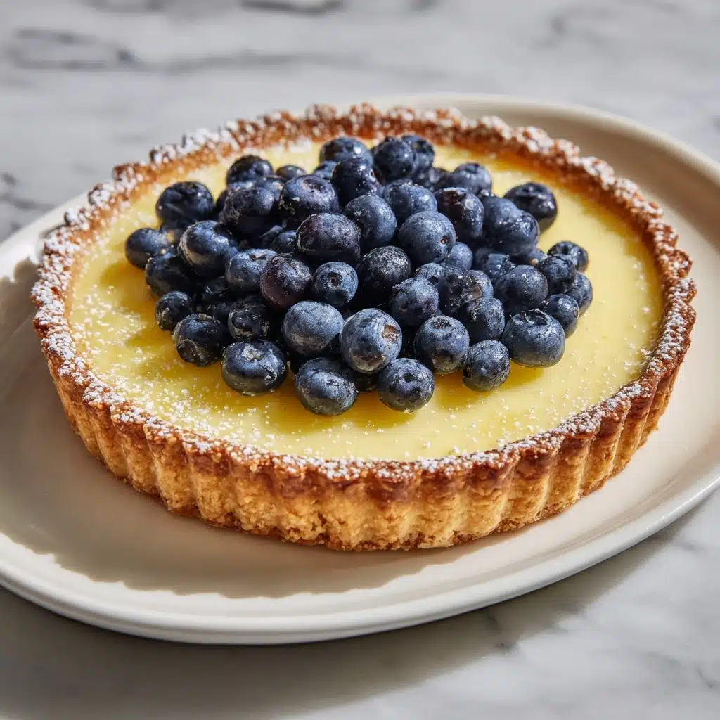 Blueberry Lemon Curd Tart Recipe - Recipe Image
