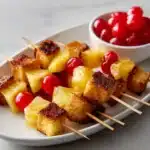 Pineapple Upside Down Cake Kabobs Recipe