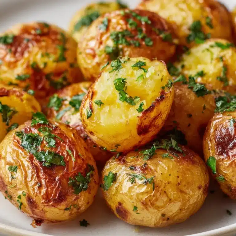 Herb and Garlic Baked Potatoes Recipe