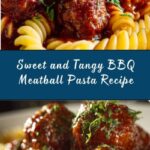 Sweet and Tangy BBQ Meatball Pasta Recipe