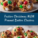 Christmas M&M Peanut Butter Clusters Recipe