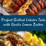 Grilled Lobster Tails with Garlic Lemon Butter Sauce Recipe