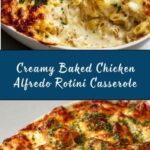 Baked Chicken Alfredo Rotini Casserole Recipe