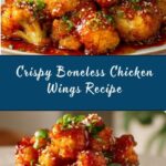 Boneless Chicken Wings Recipe