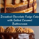 Chocolate Fudge Cake with Salted Caramel Buttercream Recipe