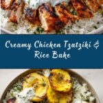 Dump-and-Bake Chicken Tzatziki with Rice Recipe