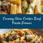 Creamy Slow Cooker Beef Pasta Recipe