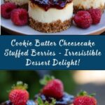 Cookie Butter Cheesecake Stuffed Berries Recipe