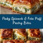 Savory Spinach & Feta Puff Pastry Bites Recipe