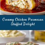 Chicken Parmesan Stuffed with Cream Cheese Recipe