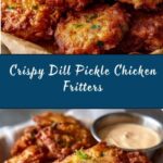 Dill Pickle Chicken Fritters Recipe