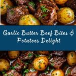 Slow Cooker Garlic Butter Beef Bites & Potatoes Recipe
