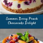Summer Berry and Peach Cheesecake Recipe