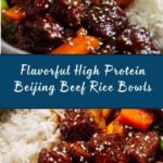 High Protein Beijing Beef Rice Bowls Recipe