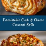 Crab & Cheese Filled Crescent Rolls Recipe