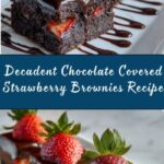 Chocolate Covered Strawberry Brownies Recipe
