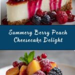 Summer Berry and Peach Cheesecake Recipe