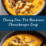 One-Pot Macaroni Cheeseburger Soup Recipe