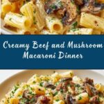 Creamy Beef and Mushroom Macaroni Recipe