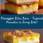 Tropical Paradise with Pineapple Bliss Bars Recipe