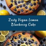 Easy Vegan Lemon Blueberry Cake Recipe