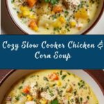 Easy Slow Cooker Chicken and Corn Soup Recipe