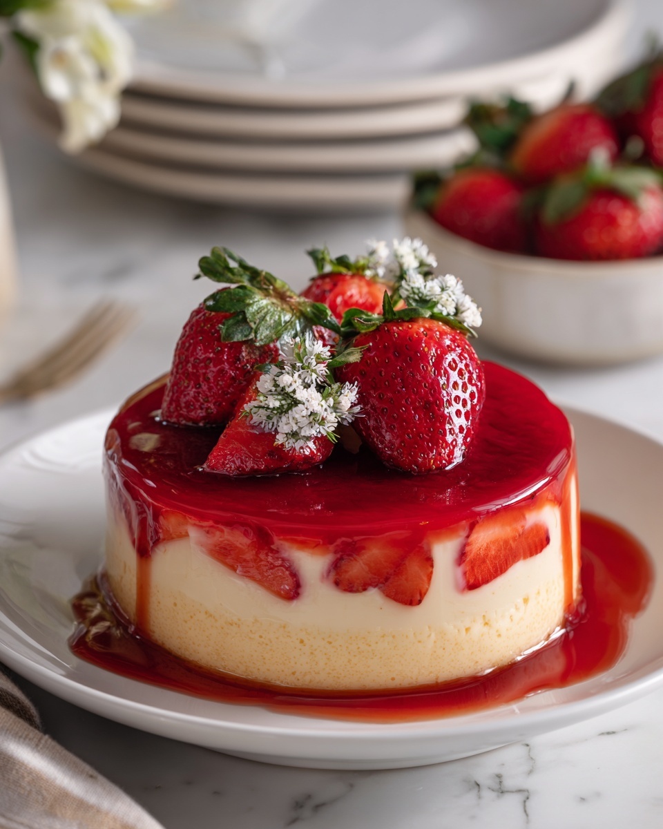 Strawberry Upside Down Cake Recipe - Recipe Image