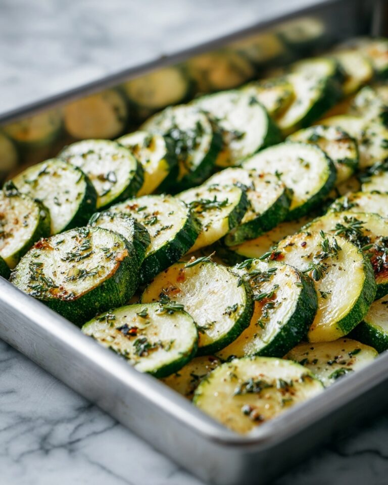 Roasted Garlic and Herb Zucchini Recipe