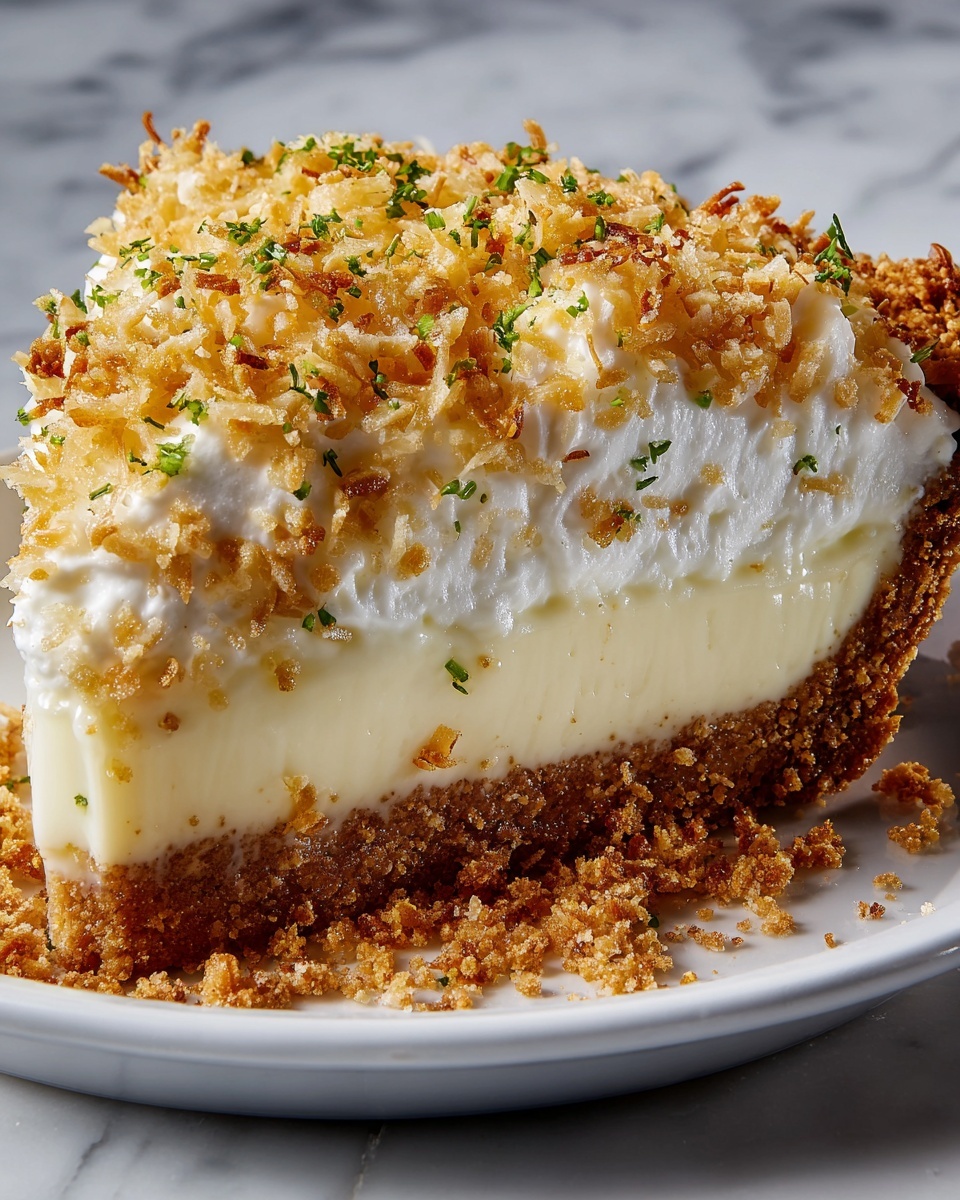 No-Bake Coconut Cream Pie Recipe - Recipe Image
